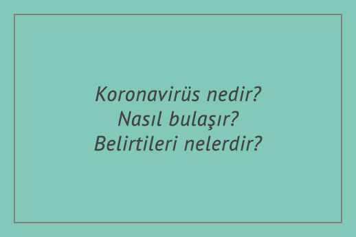 Koronavirüs nedir? Nasıl bulaşır? Belirtileri nelerdir?