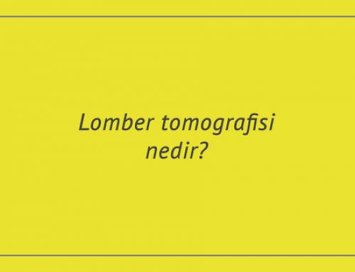 Lomber tomografisi nedir?