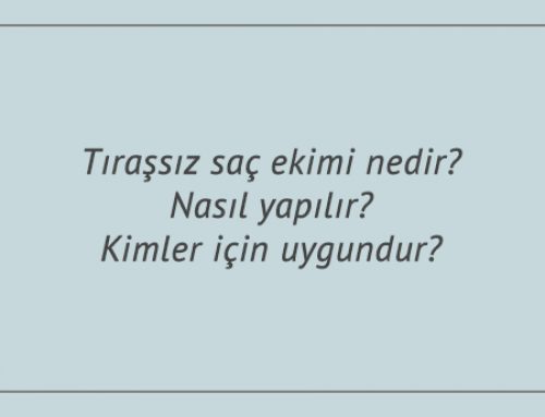 tirassiz sac ekimi nedir nasil yapilir kimler icin uygundur istanbul ozel kas tip merkezi