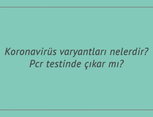 Koronavirüs varyantları nelerdir? Pcr testinde çıkar mı?