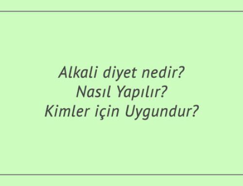 Alkali diyet nedir? Nasıl Yapılır? Kimler için Uygundur?